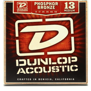 Dunlop DAP1356 Phosphor Bronze Acoustic Guitar Strings - Medium