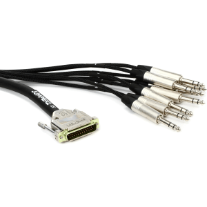 JUMPERZ JDB25-TRS ZipLine DB25 to TRS Male 8-channel Analog Audio Interface Cable - 25 foot