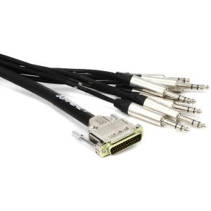 JUMPERZ JDB25-TRS ZipLine DB25 to TRS Male 8-channel Analog Audio Interface Cable - 3 foot