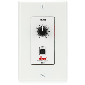 dbx ZC2 Wall-mounted Zone Controller with Volume Knob & Mute Button