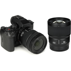 Panasonic Lumix S5M2X Full Frame Mirrorless Camera with 20-60mm Lens and S S50 50mm f/1.8 Lens