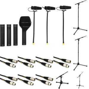 DPA DDK4000 Drum Mic Bundle with Stands and Cables
