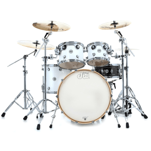 DW DDLG2214WH Design Series 4-piece Shell Pack - Gloss White