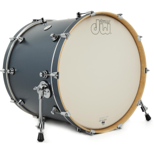 DW Design Series Bass Drum - 18 x 22-inch - Blue Slate