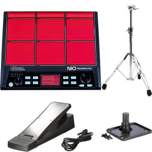 ddrum NIO Percussion Pad Stand and Pedal Bundle