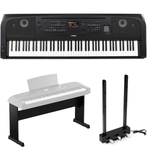 Yamaha DGX670B 88-key Arranger Piano with Stand and Pedals - Black