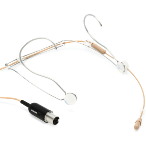 Shure DuraPlex DH5 Omnidirectional Headset Microphone with TA4F Connector - Tan
