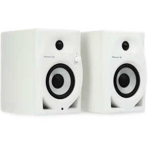 Pioneer DJ DM-40D-W 4-inch Desktop Active Monitor Speaker - White