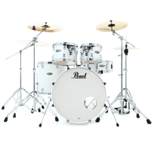 Pearl Decade Maple DMP925SP/C 5-piece Shell Pack with Snare Drum - White Satin Pearl