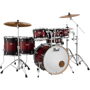Pearl Decade Maple DMP927SP/C 7-piece Shell Pack with Snare Drum - Gloss Deep Red Burst