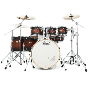 Pearl Decade Maple DMP927SP/C 7-piece Shell Pack with Snare Drum - Satin Brown Burst
