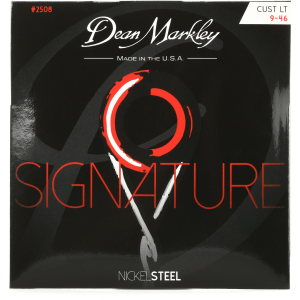 Dean Markley 2508 Signature Series NickelSteel Electric Guitar Strings - .009-.046 Custom Light