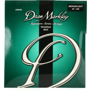 Dean Markley 2604A Nickel Steel Bass Guitar Strings - .045-.105 Medium Light