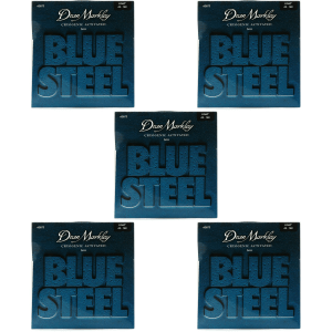 Dean Markley 2672 Blue Steel Bass Guitar Strings - .045-.100 Light (5-Pack)
