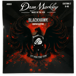 Dean Markley Blackhawk Coated Electric Guitar Strings - Custom Light, .009-.046