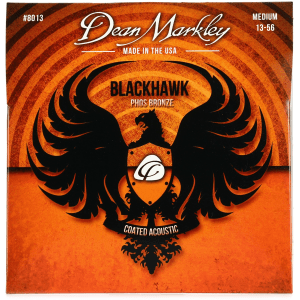 Dean Markley Blackhawk Coated Acoustic Guitar Strings - Medium, .013-.056
