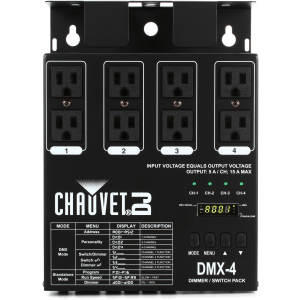 Chauvet DJ DMX-4 4-channel DMX Dimmer/Switch Pack