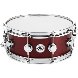 DW Collector's Series Maple 5.5 x 14-inch Snare Drum - Satin Cherry Stain