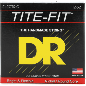 DR Strings JZ-12 Tite-Fit Compression Wound Electric Guitar Strings - .012-.052 Jazz