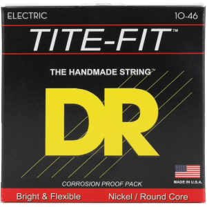 DR Strings MT-10 Tite-Fit Compression Wound Electric Guitar Strings - .010-.046 Medium