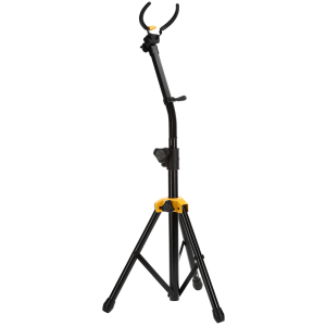 Hercules Stands DS730B Tall Alto/Tenor Saxophone Stand with Auto Grip System