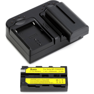 Ikan NP-F550 Battery Kit with Dual Charger