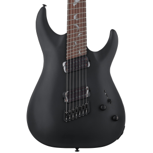 Schecter Damien-7 Multiscale 7-string Electric Guitar - Satin Black