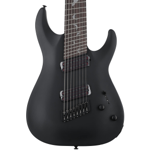 Schecter Damien-8 Multiscale 8-string Electric Guitar - Satin Black