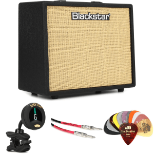 Blackstar Debut 50R 1 x 12 inch 50-watt Combo Amp Essentials Bundle - Black