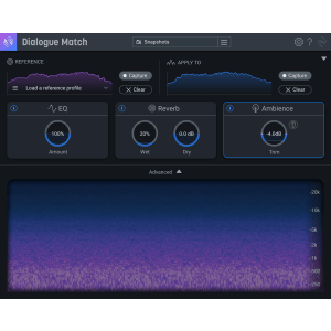 iZotope Dialogue Match AudioSuite Plug-in for Pro Tools