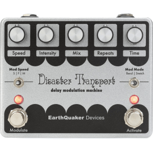 EarthQuaker Devices Disaster Transport Legacy Reissue Delay Modulation Machine Delay Pedal