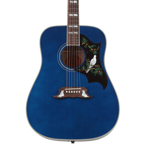 Gibson Acoustic Dove Quilt Acoustic-electric Guitar - Viper Blue