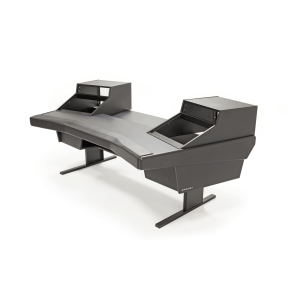 Argosy Dual15 Studio Workstation Desk with 825 Racks - Black Trim