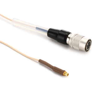 Countryman E6 Earset Cable - 1mm Diameter with cW-style Connector for Audio-Technica Wireless (AT) - Light Beige