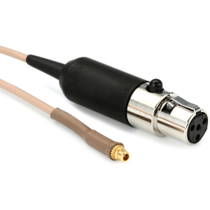 Countryman E6 Earset Cable - 2mm Diameter with TA4F Connector for Shure Wireless, Tan