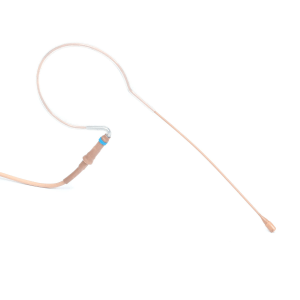 Countryman E6 Omnidirectional Earset Microphone - Low Gain with 2mm Cable and Hirose 4-pin Connector for Sony Wireless - Tan