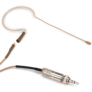 Countryman E6i Omnidirectional Earset Microphone for Speaking with 2mm Cable and SR Connector for Sennheiser Wireless - Tan