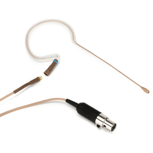 Countryman E6i Omnidirectional Earset Microphone for Vocals with 2mm Cable and SL Connector for Shure Wireless - Tan