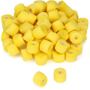 Shure EAYLF1 Replacement Yellow Foam Earphone Sleeves (50 pairs)