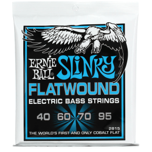 Ernie Ball 2815 Extra Slinky Flatwound Electric Bass Guitar Strings - .040-.095