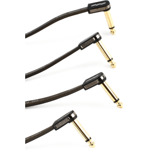 EBS HP-58 High Performance Flat Patch Cable - Right Angle to Right Angle - 22.83 inch (2-pack)