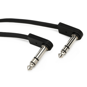 EBS PCF-DLS58 Flat Patch Cable - Right Angle TRS Male to Right Angle TRS Male - 22.83 inch
