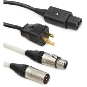 Pro Co Siamese Twin EC13 XLR Audio + IEC Power Cable (for older JBL EON) - 25 foot