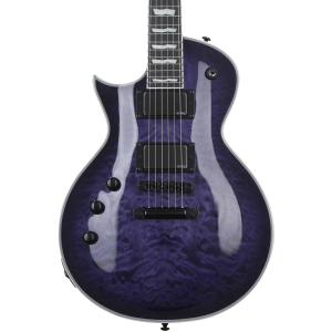 ESP LTD EC-1000 Left-handed Electric Guitar - See Thru Purple Sunburst