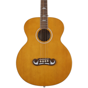 Epiphone El Capitan J-200 Studio Acoustic-electric Bass Guitar - Aged Vintage Natural