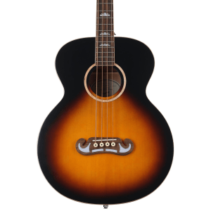 Epiphone El Capitan J-200 Studio Acoustic-electric Bass Guitar - Aged Vintage Sunburst