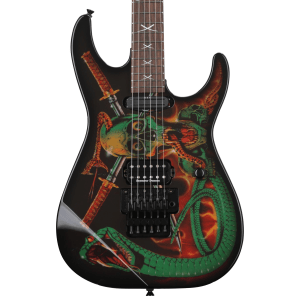 ESP George Lynch Signature - Skull and Snakes