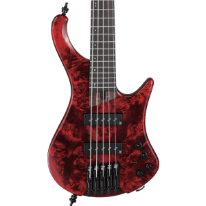 Ibanez EHB Ergonomic Headless 5-string Bass Guitar - Stained Wine Red Low Gloss