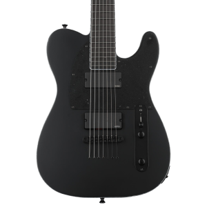 ESP E-II T-B7 Baritone Electric Guitar - Black Satin
