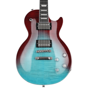 Epiphone Les Paul Modern Figured Electric Guitar - Blueberry Fade Sweetwater Exclusive